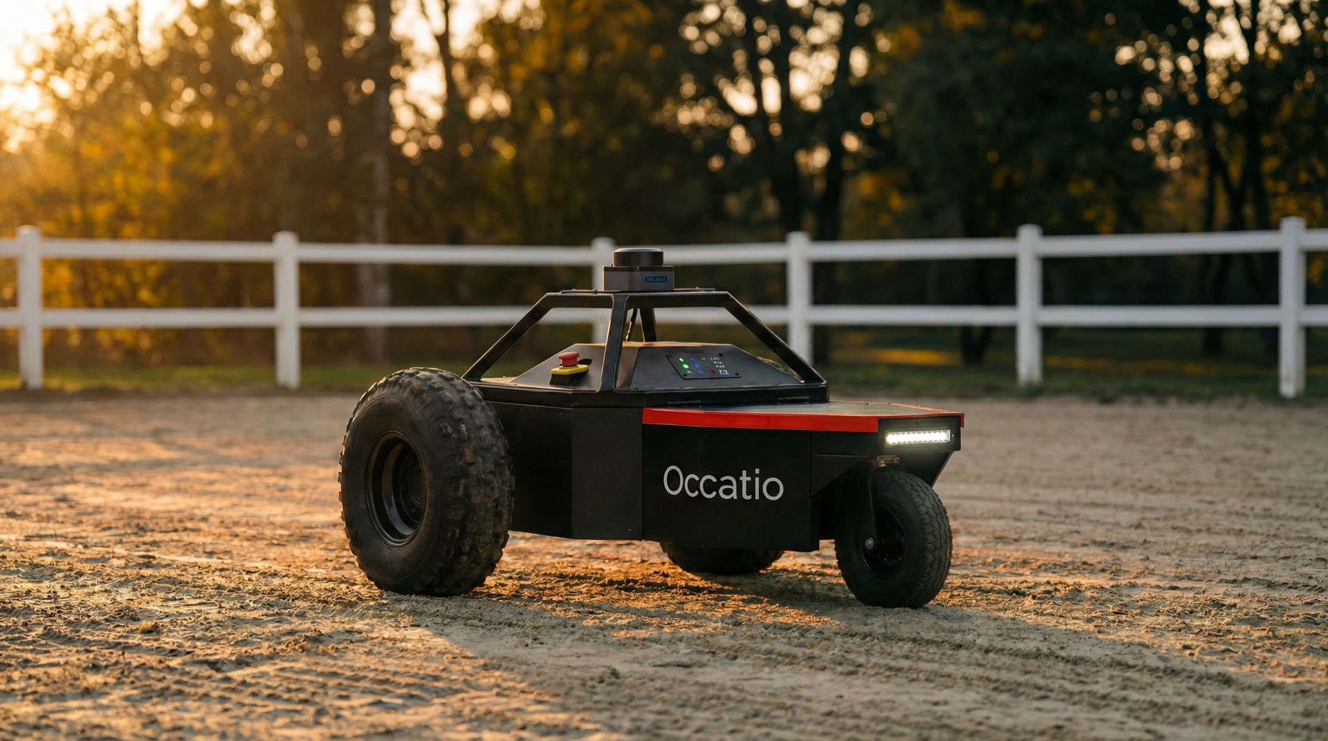 Harvrobot Harvey, en ridbane robot, robot harv, ridbaneharv